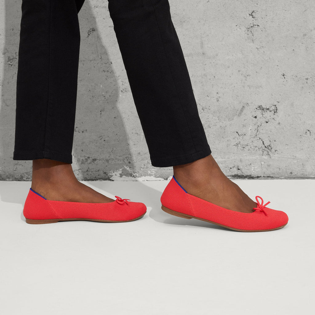 The Ballet Flat - Glamour Red