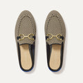 The Double Bit Loafer Mule - Classic Micro Check