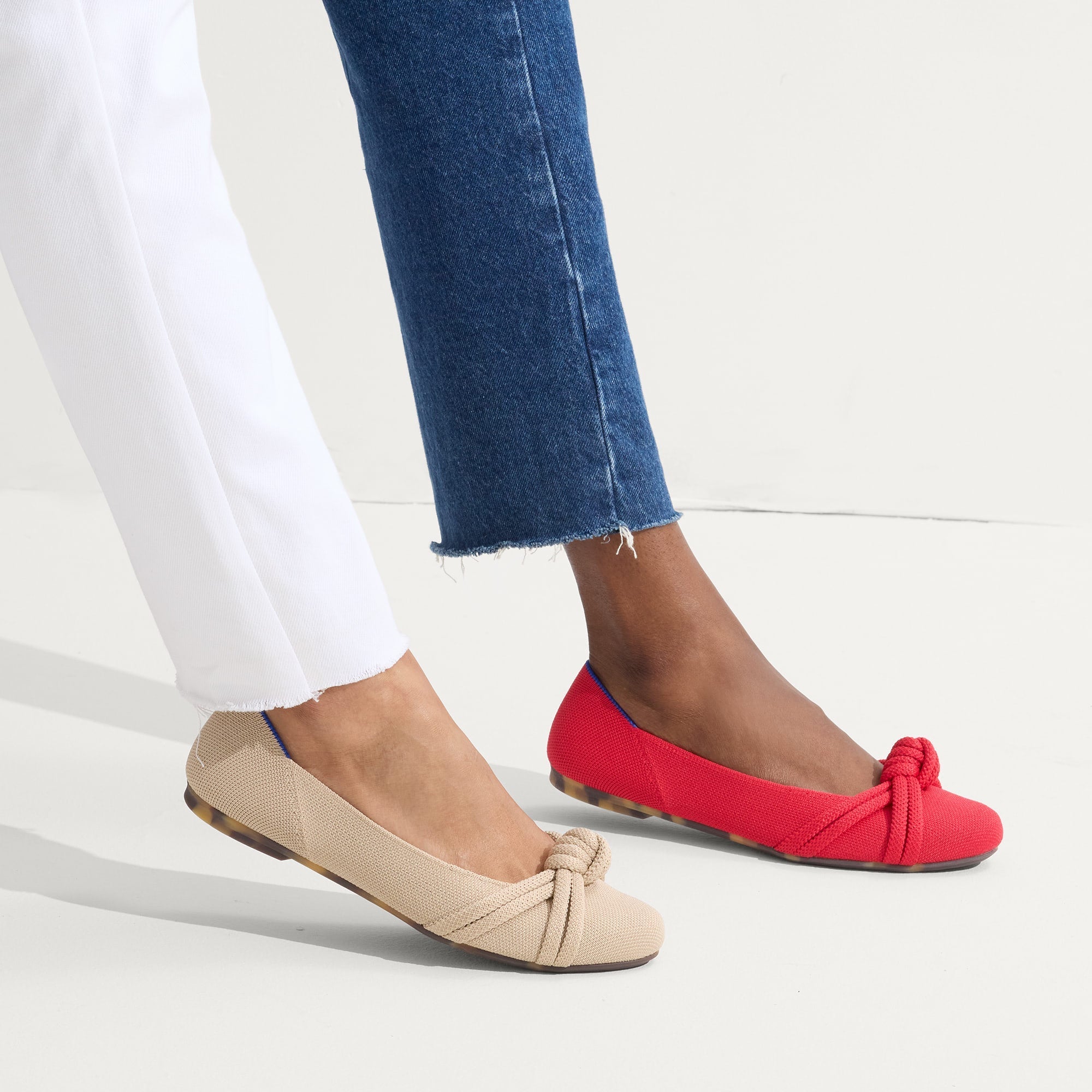 The Knot Ballet Flat - Lollipop Red
