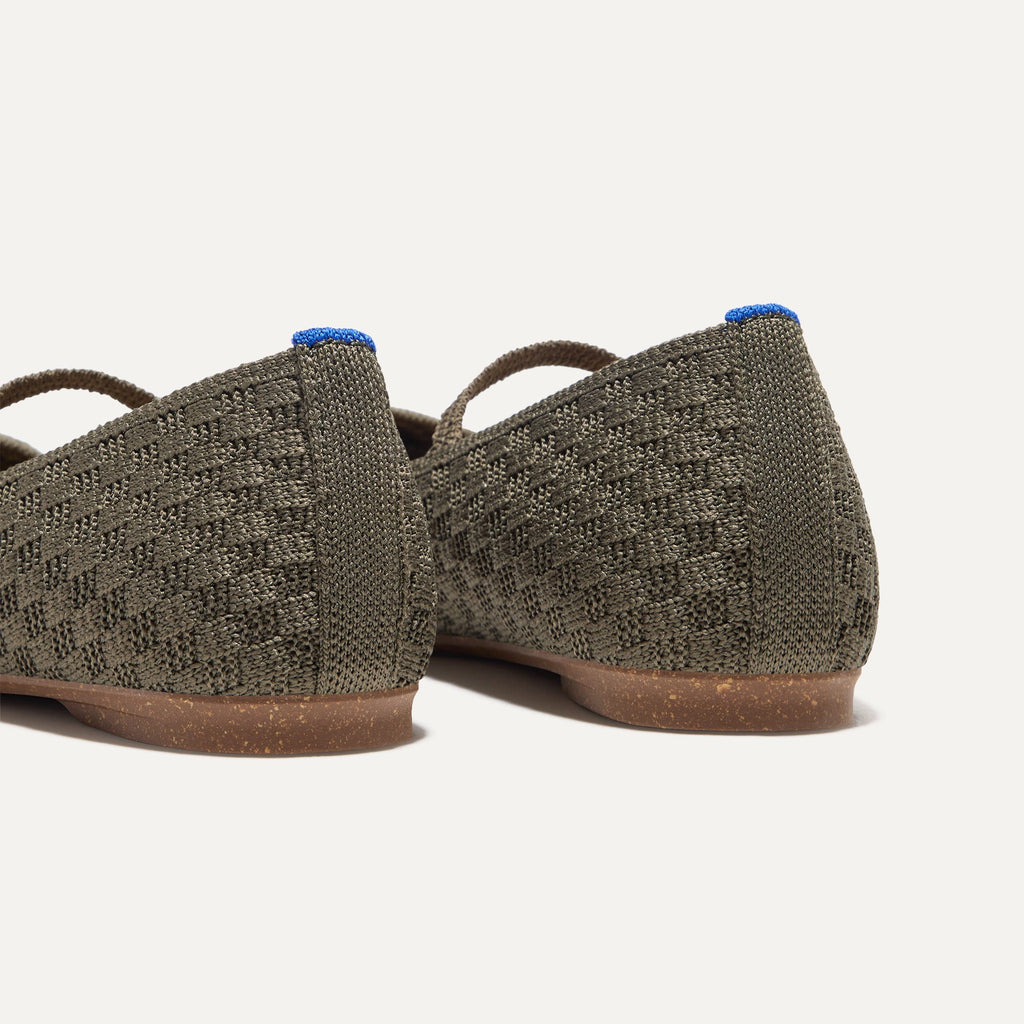 The Max Square Mary Jane - Safari Basketweave