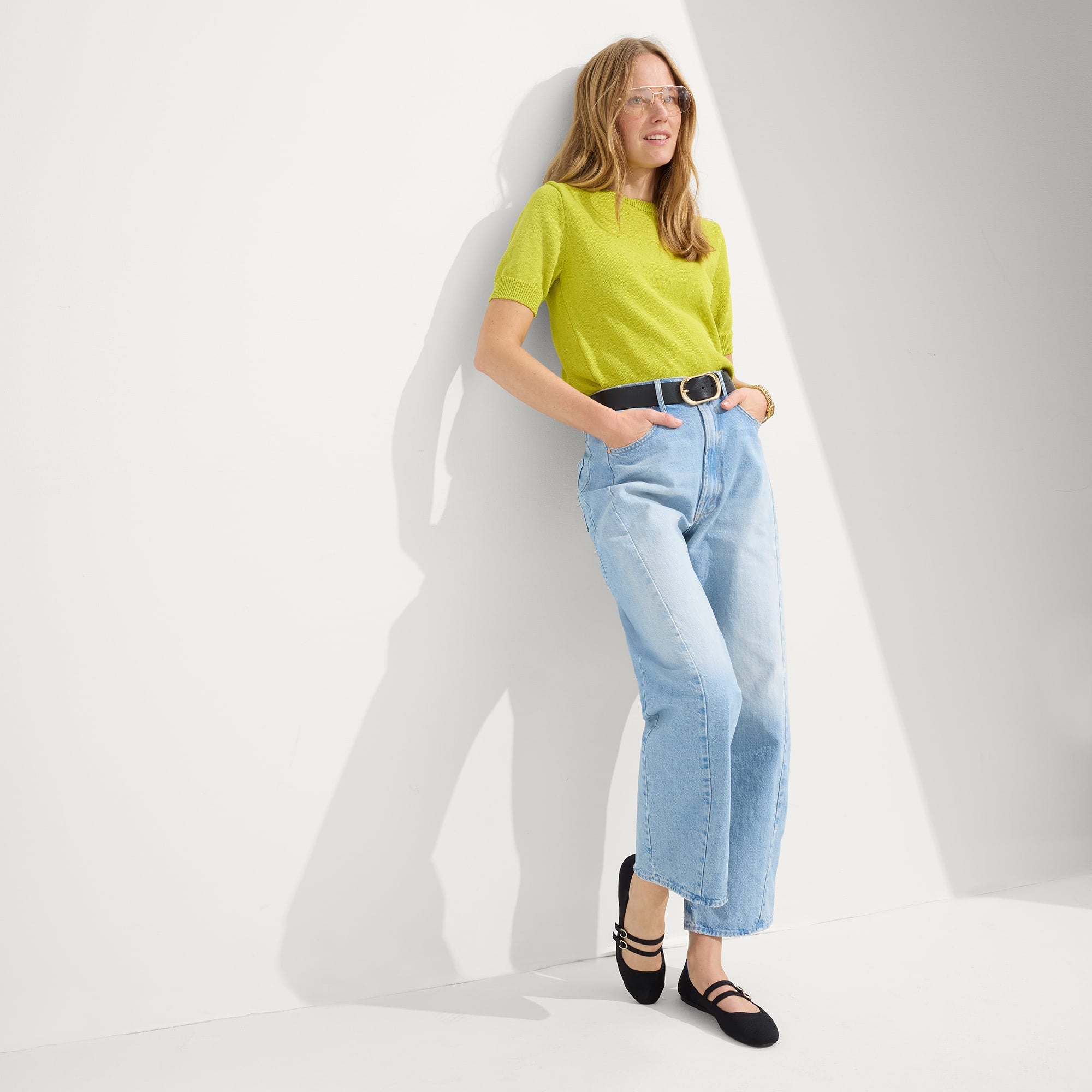 The Double Buckle Mary Jane - Black