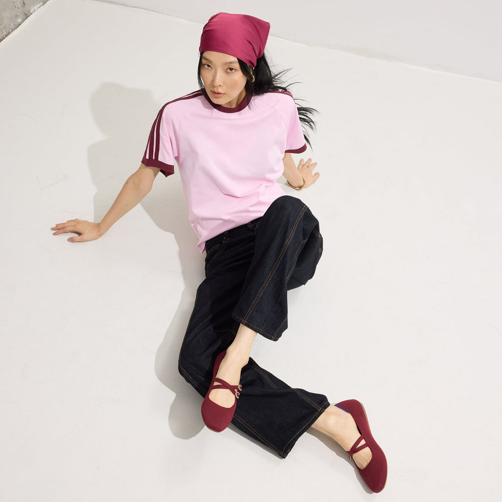 The Double Buckle Mary Jane - Cabernet