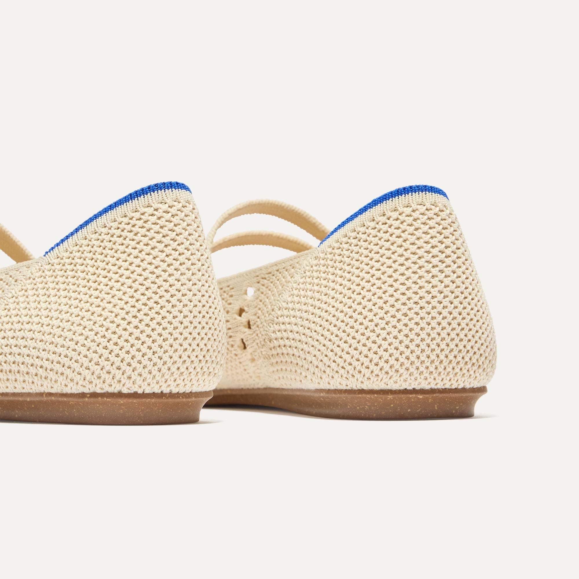 The Double Buckle Mary Jane - Powder Crochet