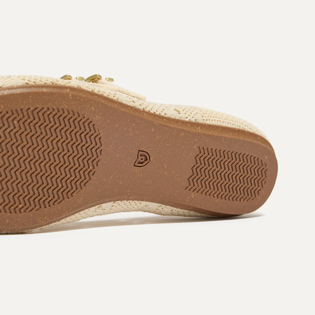 The Double Buckle Mary Jane - Powder Crochet