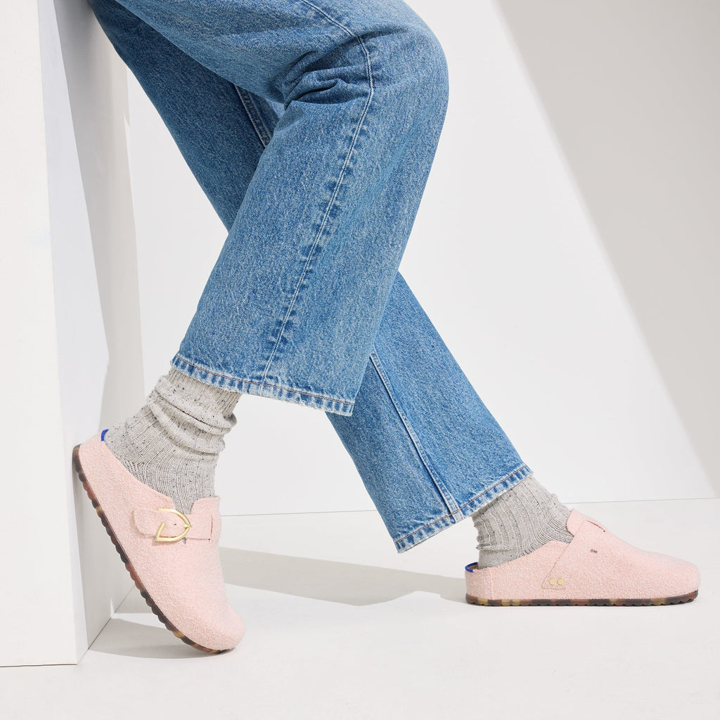 The Buckle Clog - Ballerina Bouclé