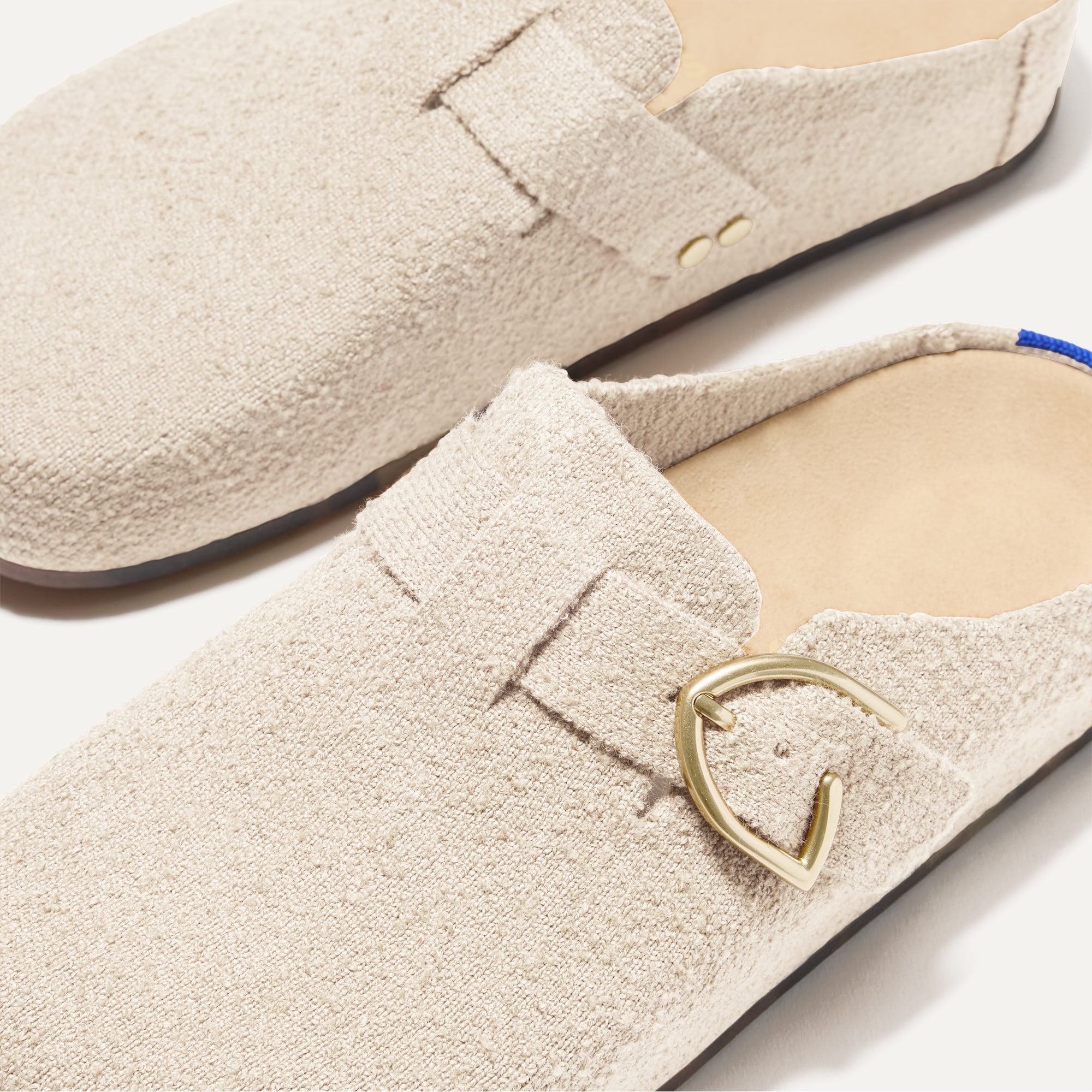 The Buckle Clog - Honeybun Bouclé