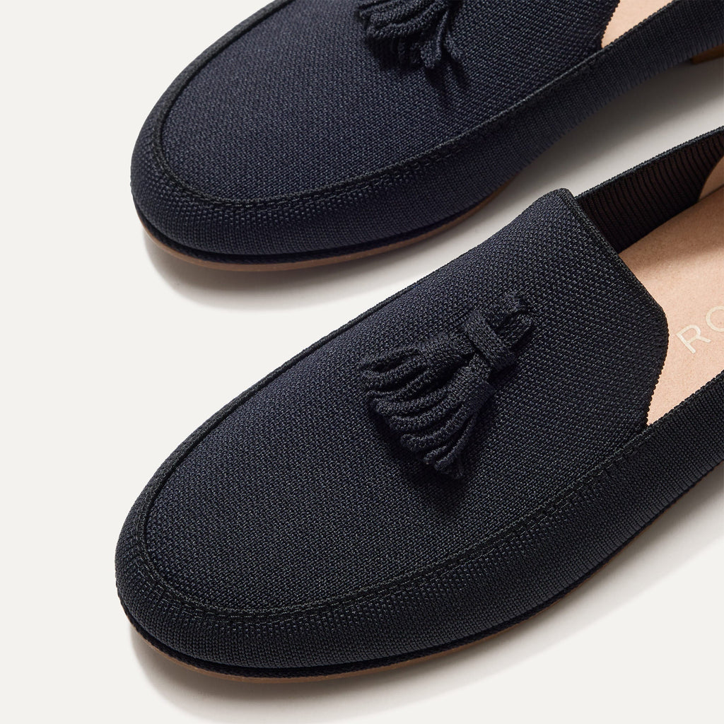The Ravello Tassel Loafer - Black