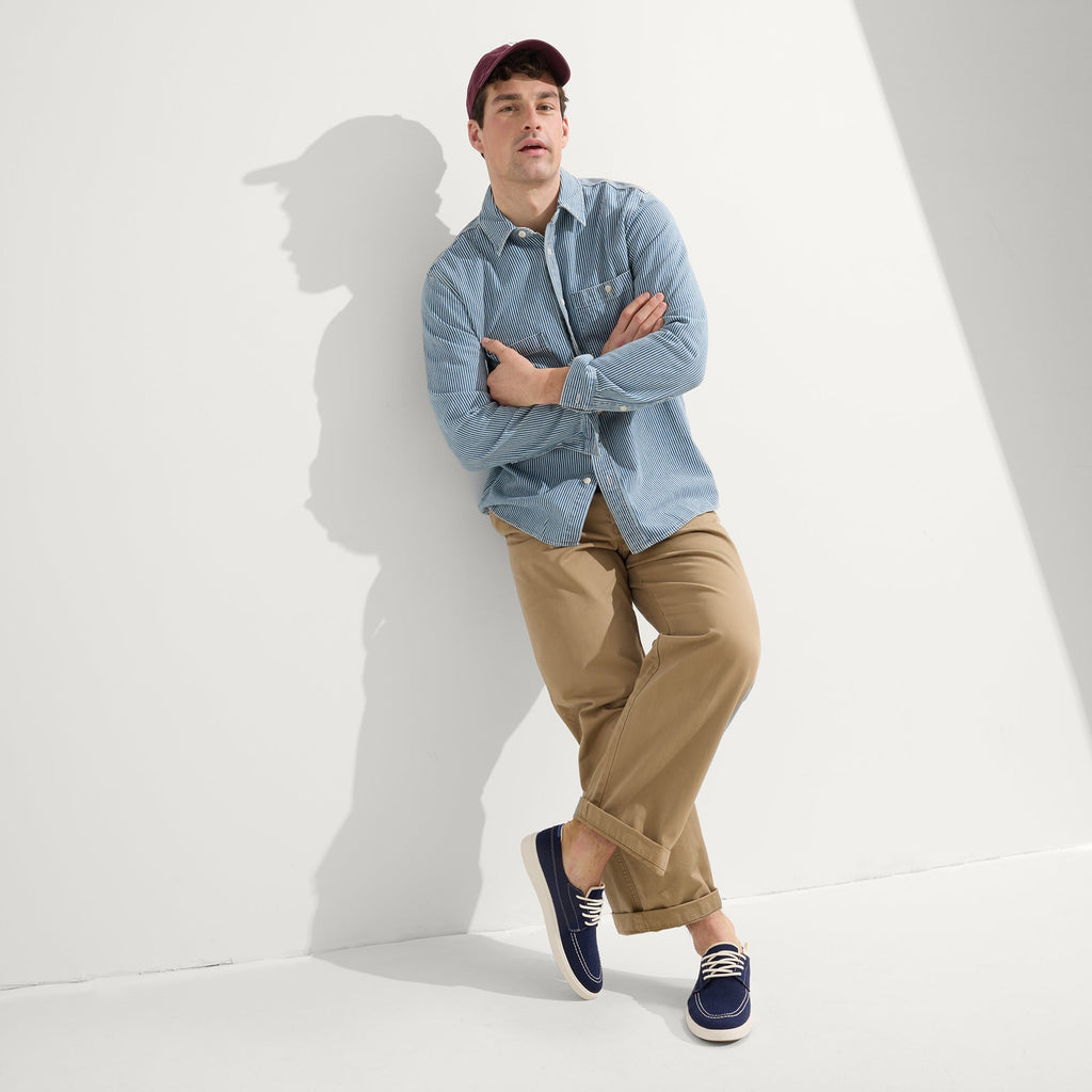 The Ravello Boat Shoe - Nautical Navy