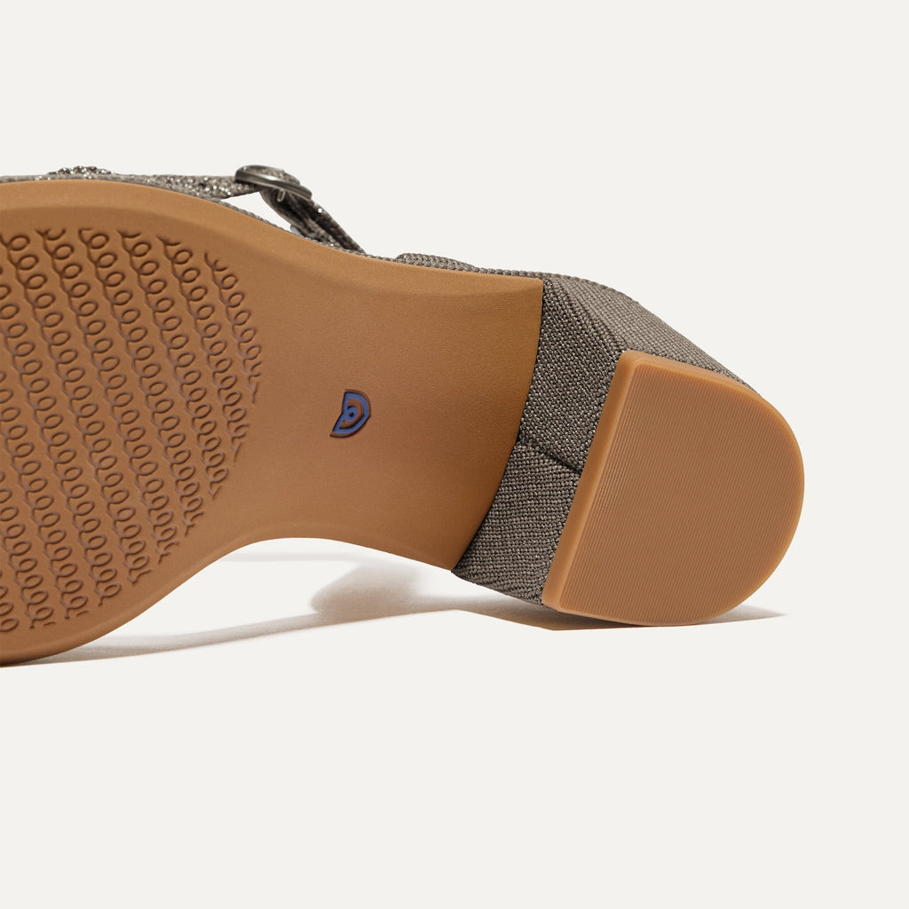 The Knot Sandal - Silver Sand