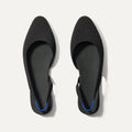 The Almond Slingback - Black