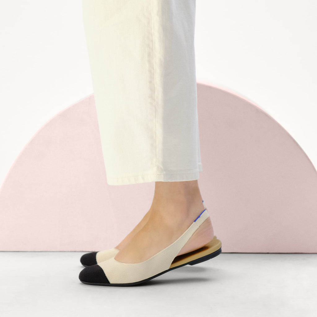 The Almond Slingback - Conch Captoe