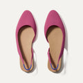 The Almond Slingback - Hibiscus