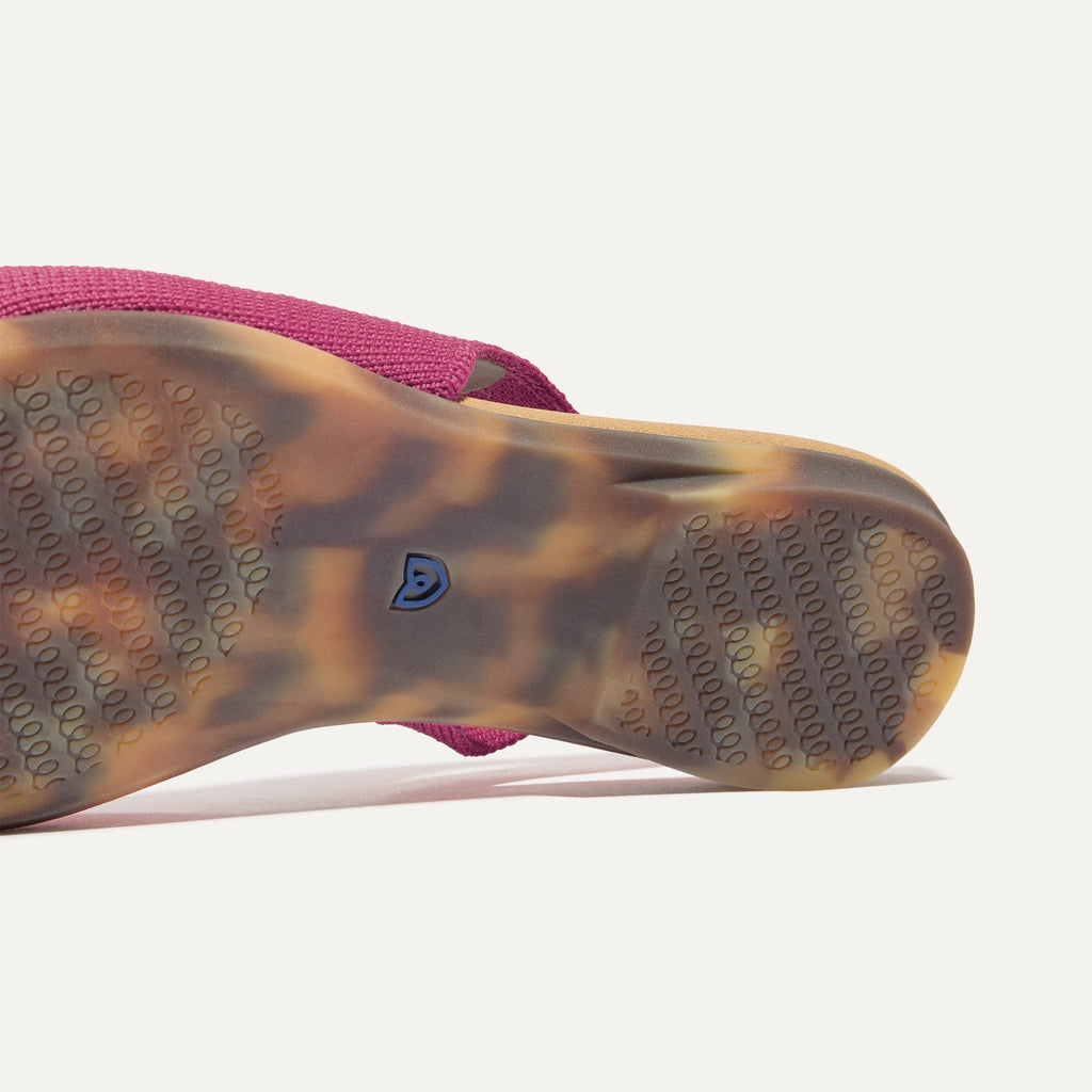 The Almond Slingback - Hibiscus