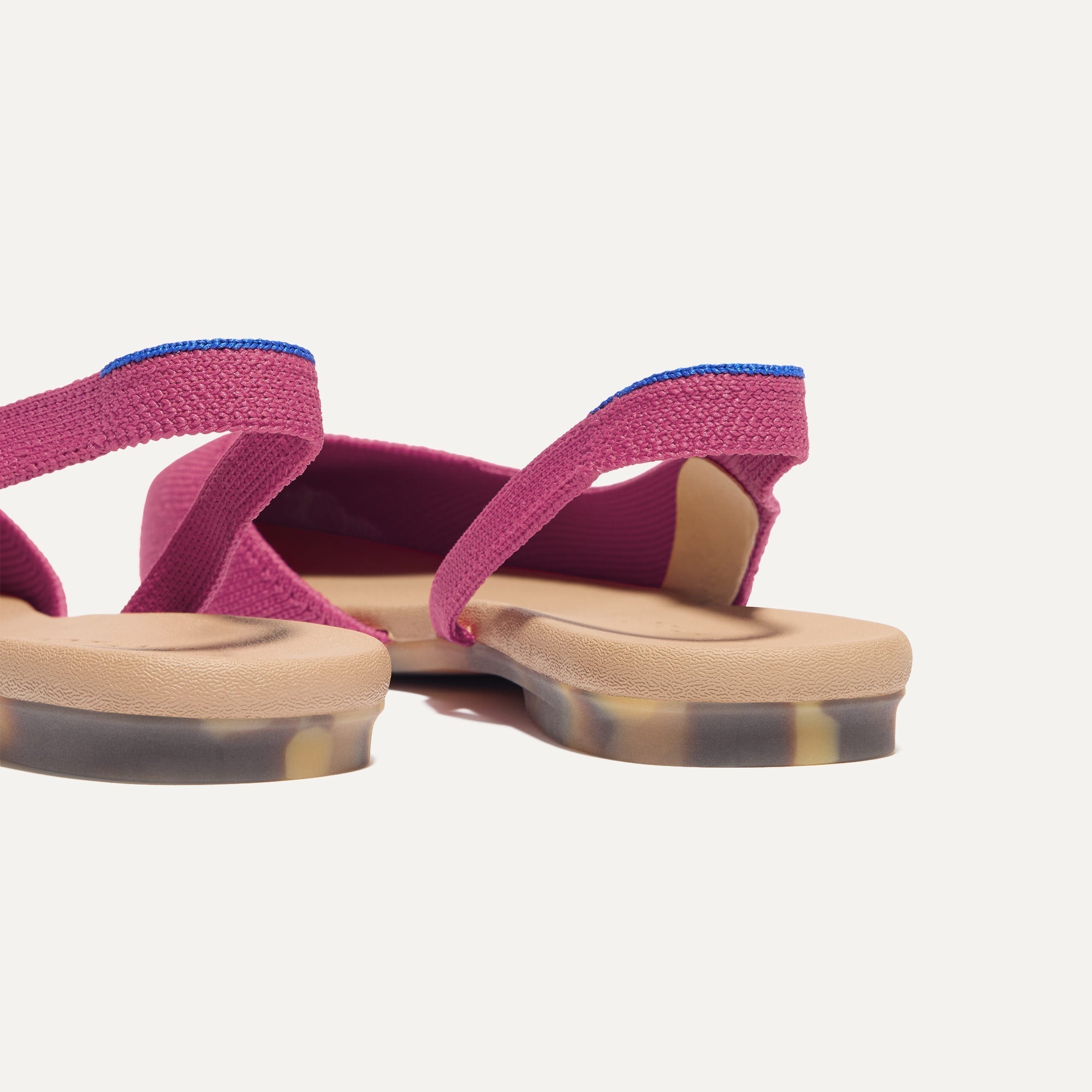 The Almond Slingback - Hibiscus