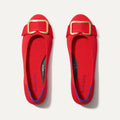 The Emblem Ballet Flat - Cardinal