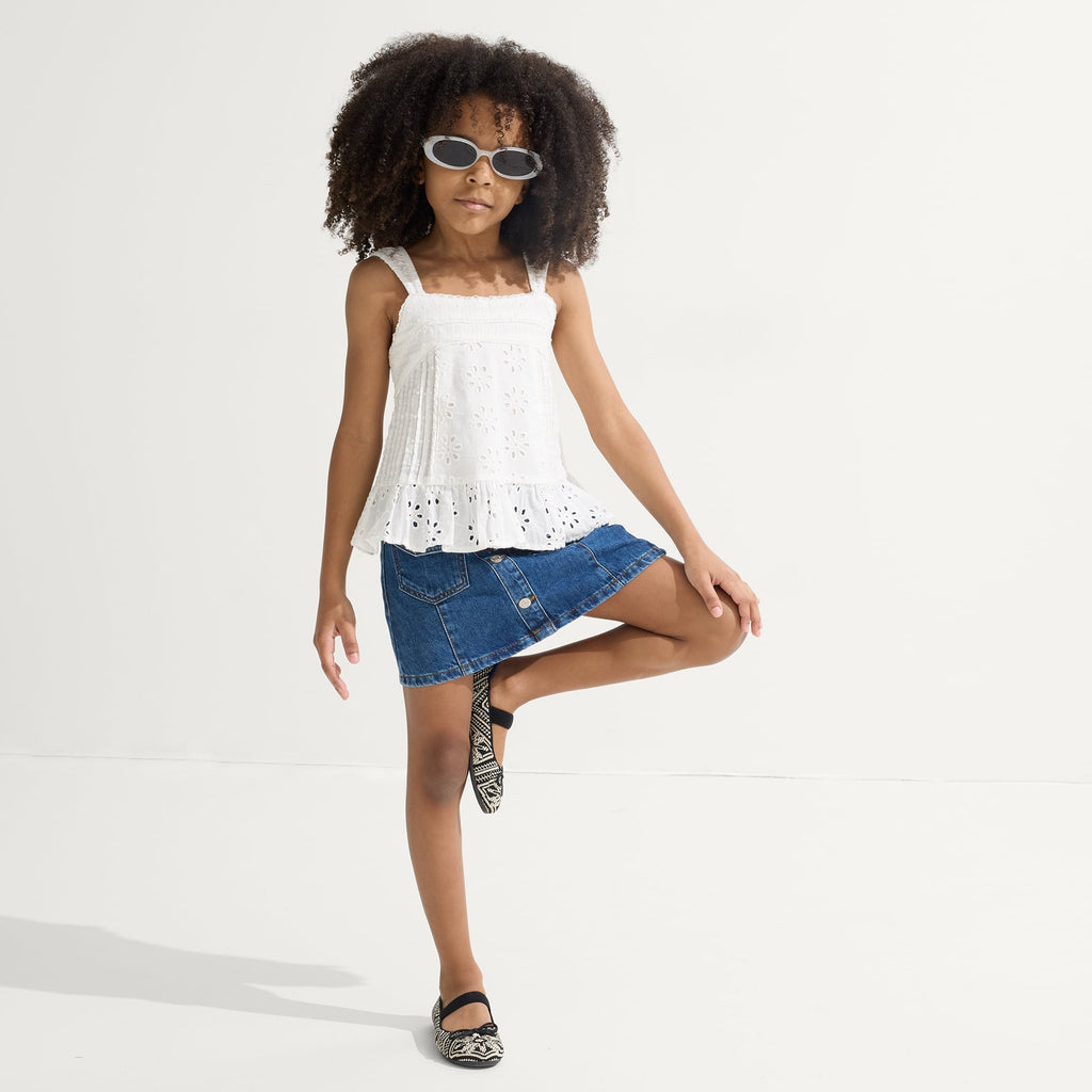 The Kids Bow Mary Jane - Black Mosaic