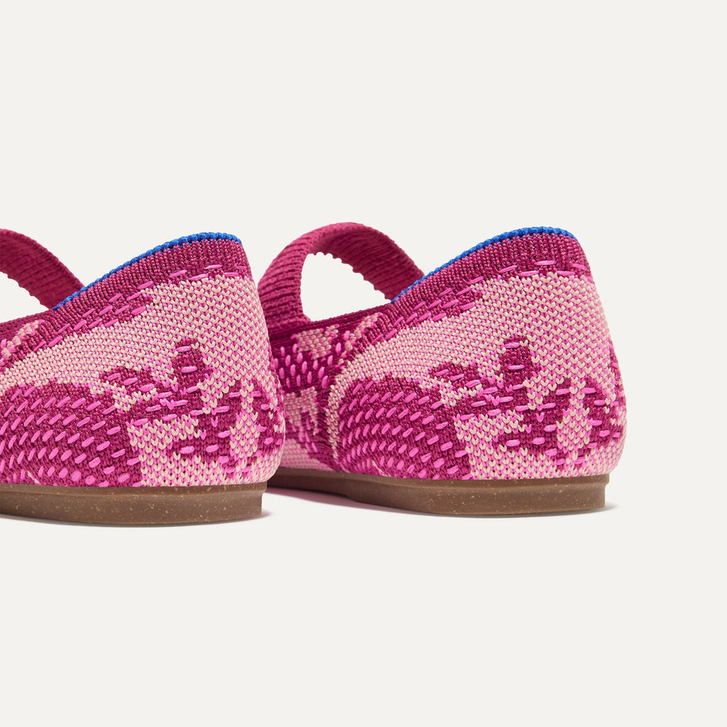 The Kids Bow Mary Jane - Pink Bouquet