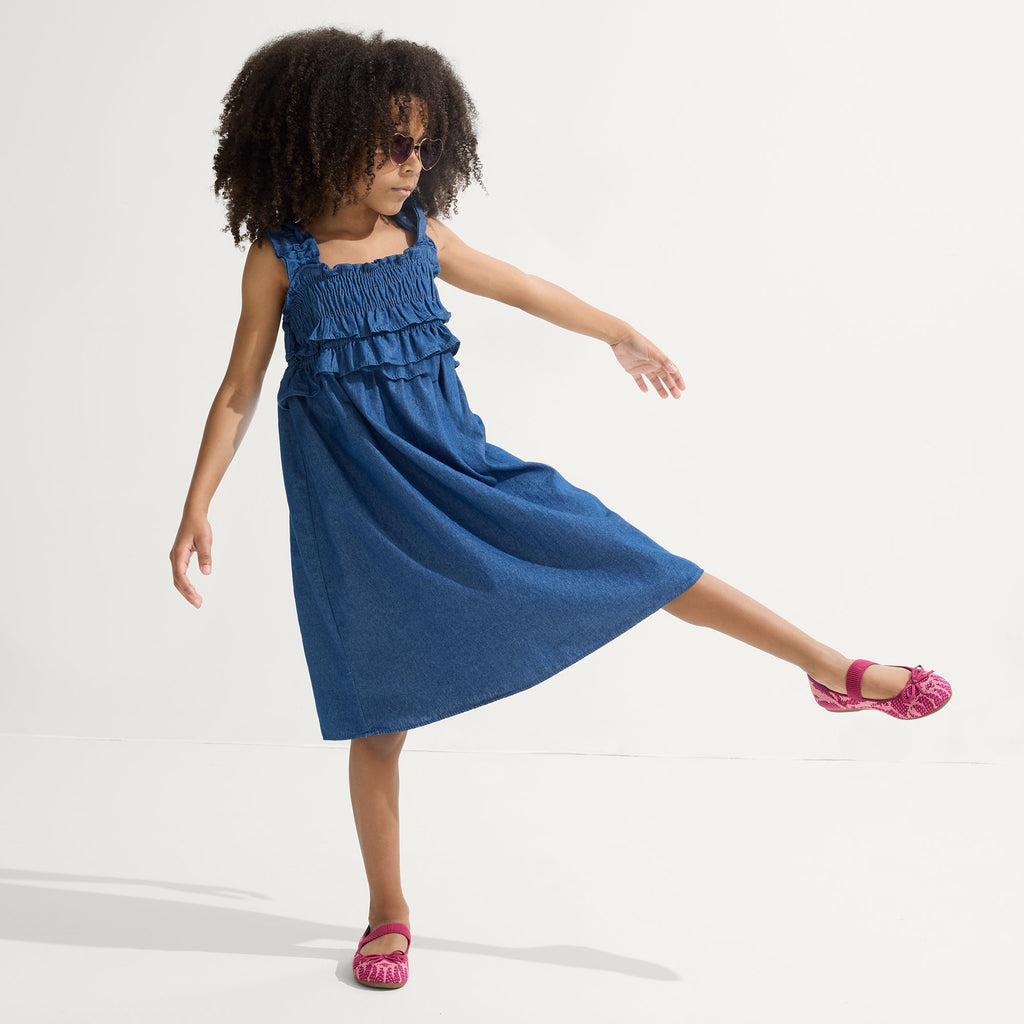 The Kids Bow Mary Jane - Pink Bouquet