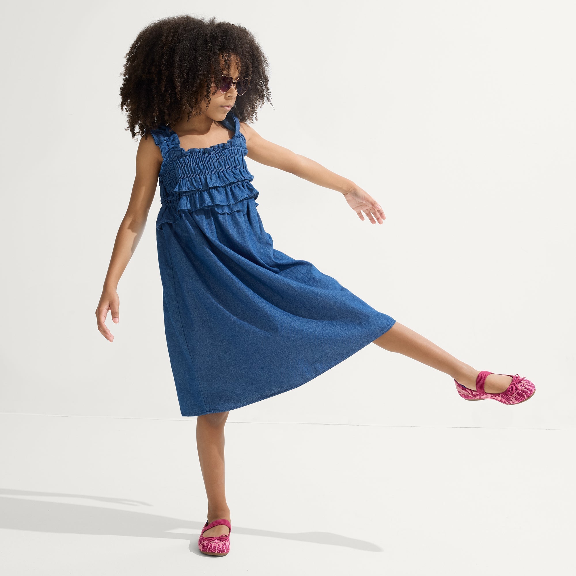 The Kids Bow Mary Jane - Pink Bouquet