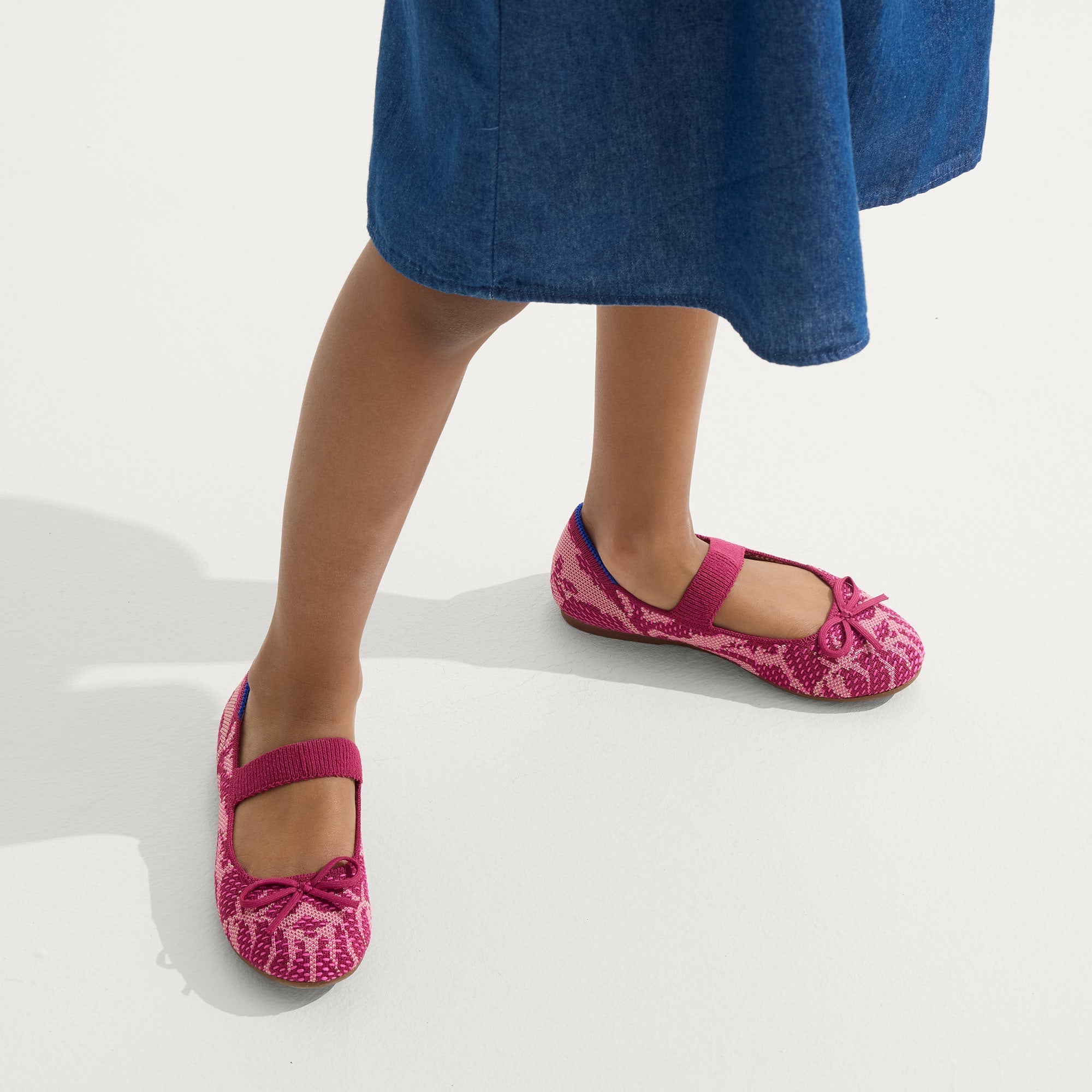 The Kids Bow Mary Jane - Pink Bouquet