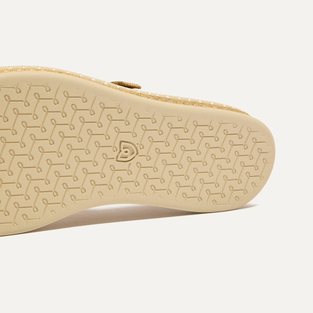 The Espadrille Mary Jane - Metallic Golden Sun