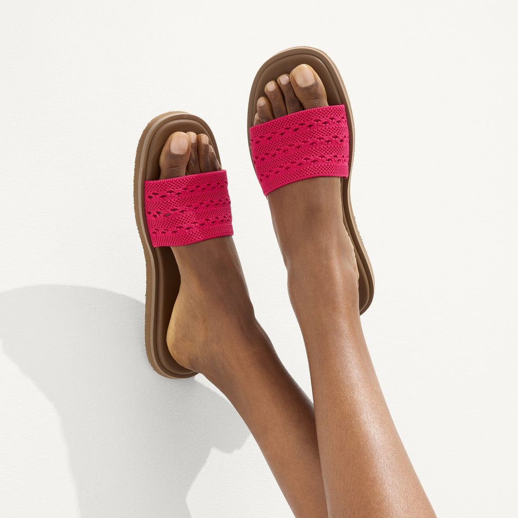 The Slide Sandal - Rouge Crochet