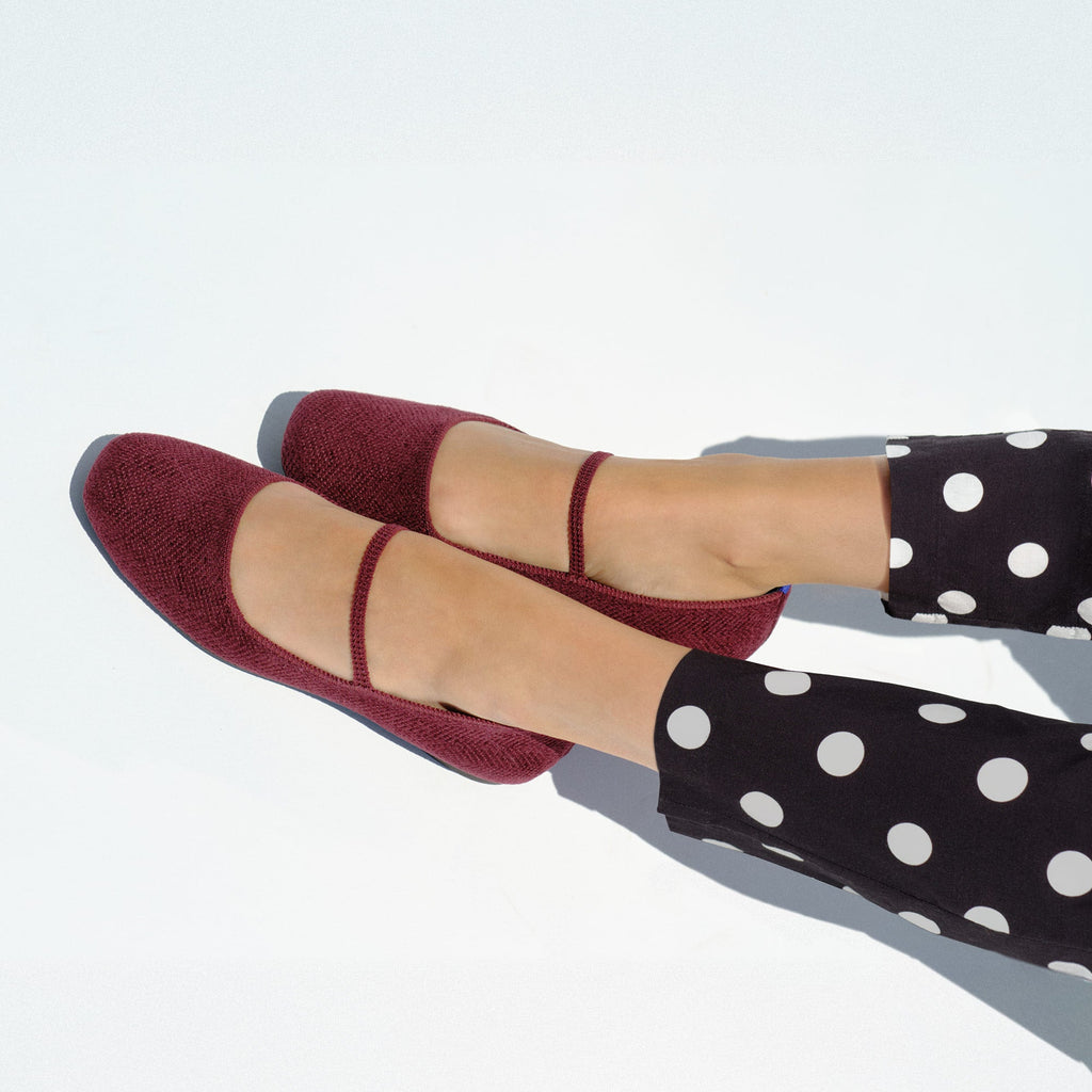 The ReVelvet™ Max Square Mary Jane - ReVelvet™ Syrah