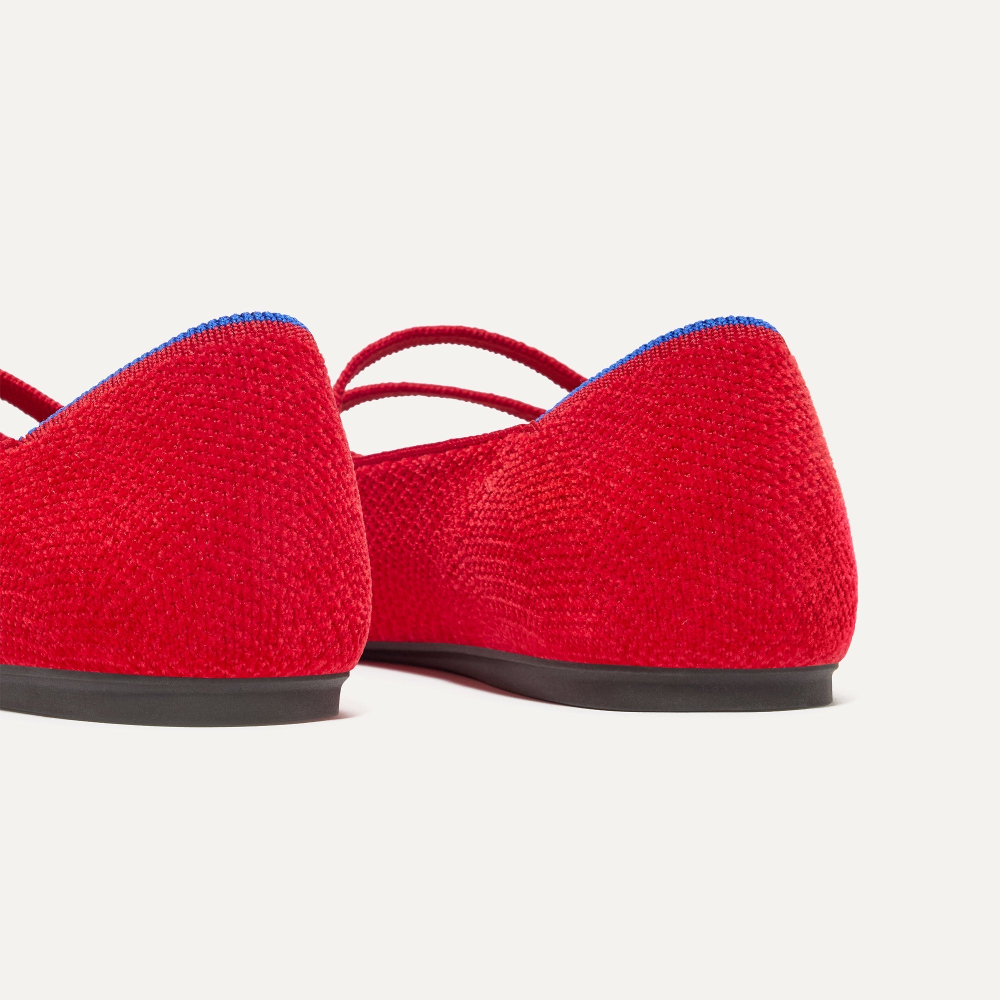 The ReVelvet™ Double Buckle Mary Jane - ReVelvet™ Red Crisp