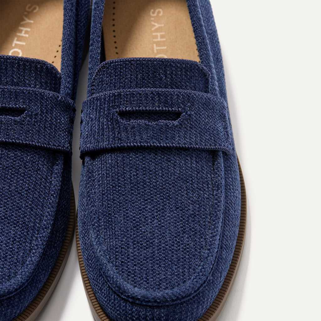 The ReVelvet™ Penny Loafer - ReVelvet™ Navy