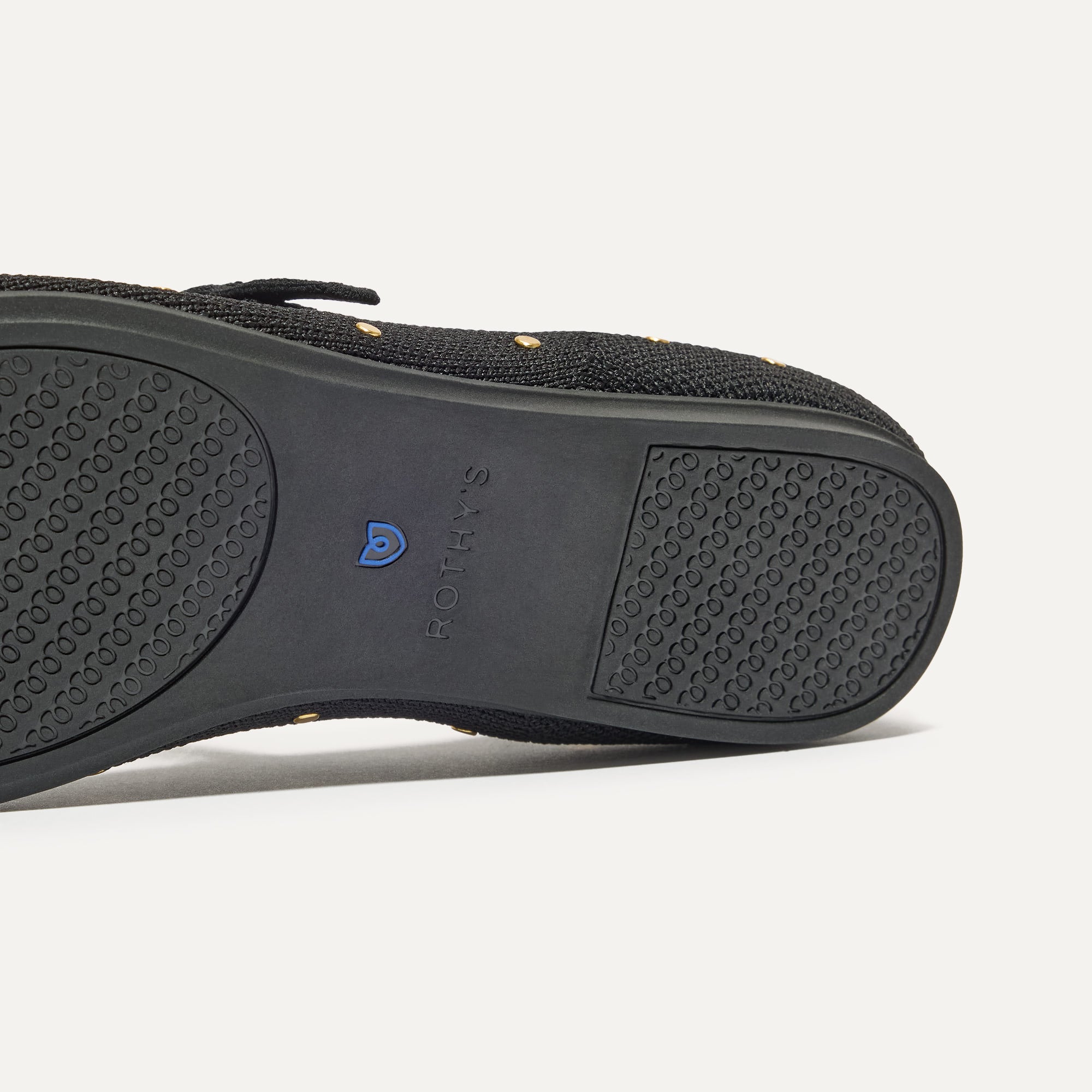 The Square Mary Jane - Studded Black