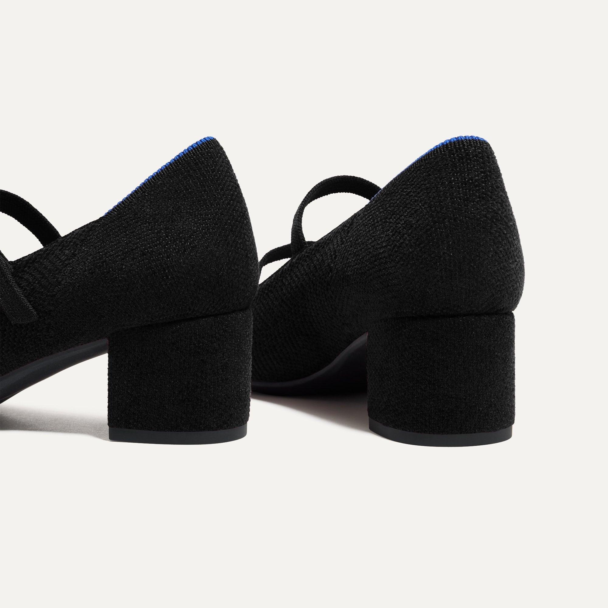 The ReVelvet™ Double Buckle Mary Jane Heel - ReVelvet™ Black