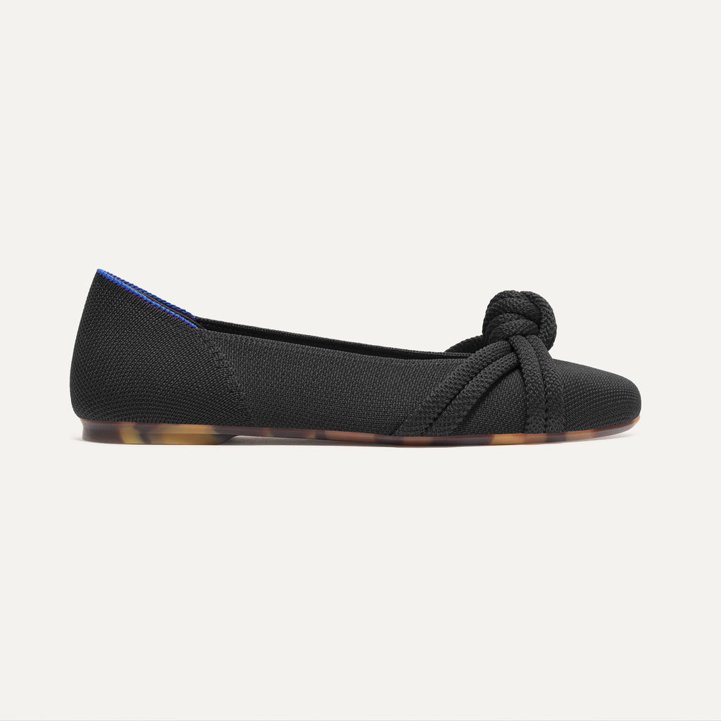 The Knot Ballet Flat - Black