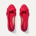 The Knot Ballet Flat - Lollipop Red