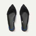 The Twist Point Slingback - Black